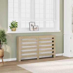 FATIVO Copritermosifone Legno Moderno Bianco
