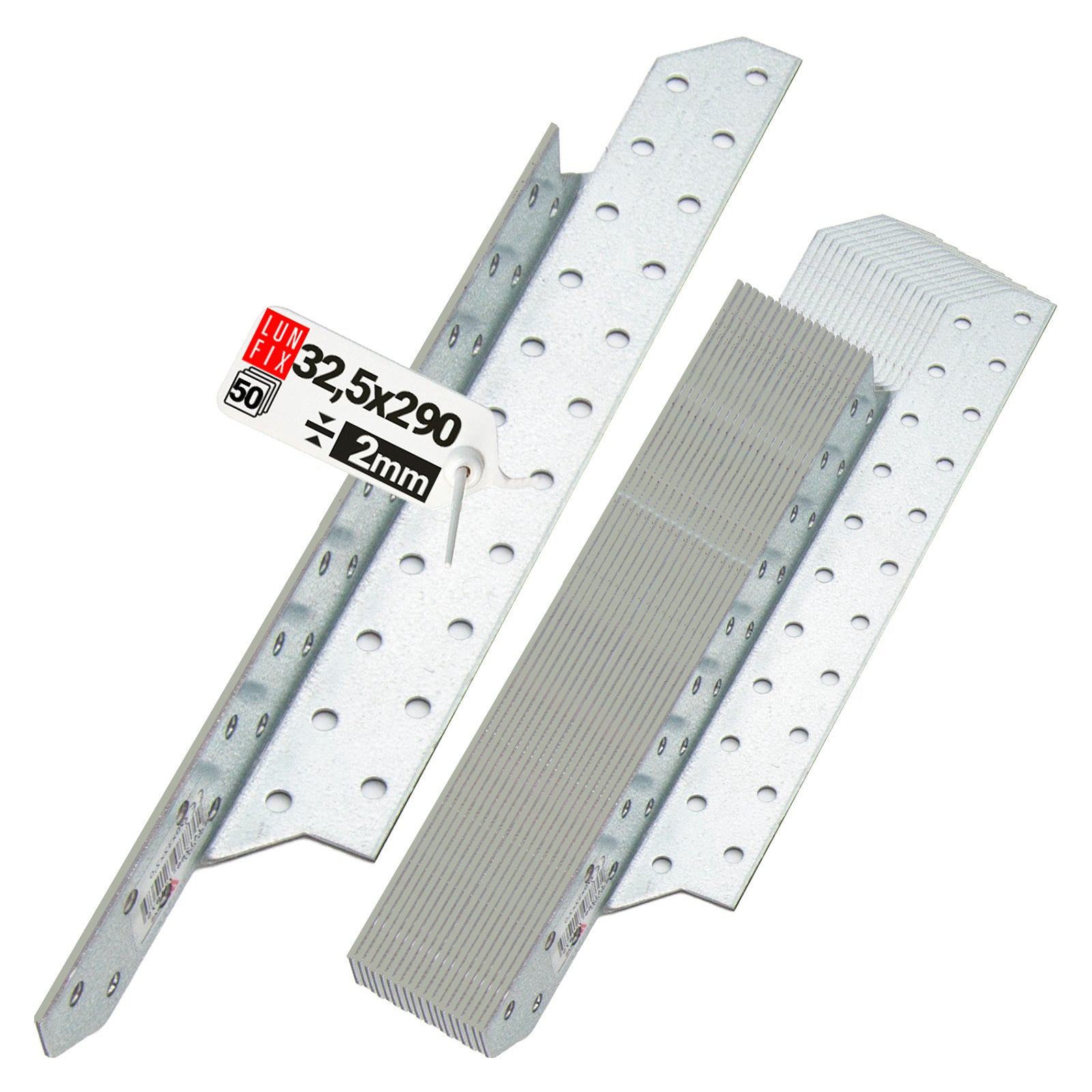 Łącznik krokwiowy 32,5x290 mm lewy 50 szt.