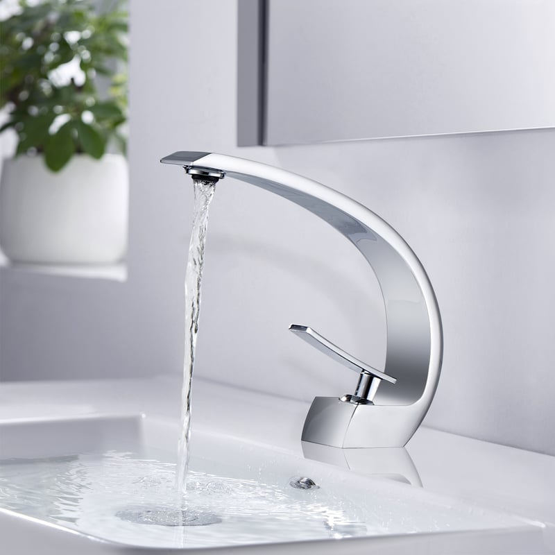 LOVHAUS Bateria Umywalkowa Bateria Łazienkowa Jednouchwytowa Bateria Mieszająca do Łazienki Umywalki