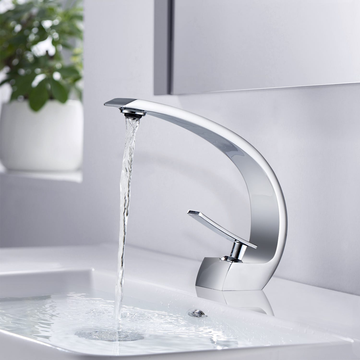 LOVHAUS Robinet De Lavabo Salle De Bain Robinet Mitigeur Pour Lavabo lovhaus-robinet-de-lavabo-salle-de-bain-robinet-mitigeur-pour-lavabo