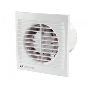 Aspiratore Da Bagno E Cucina 150 Mm – Portata 156 M³/h, Silenzioso (45 DB), Deumidificatore, Per Parete O Finestra, Bianco