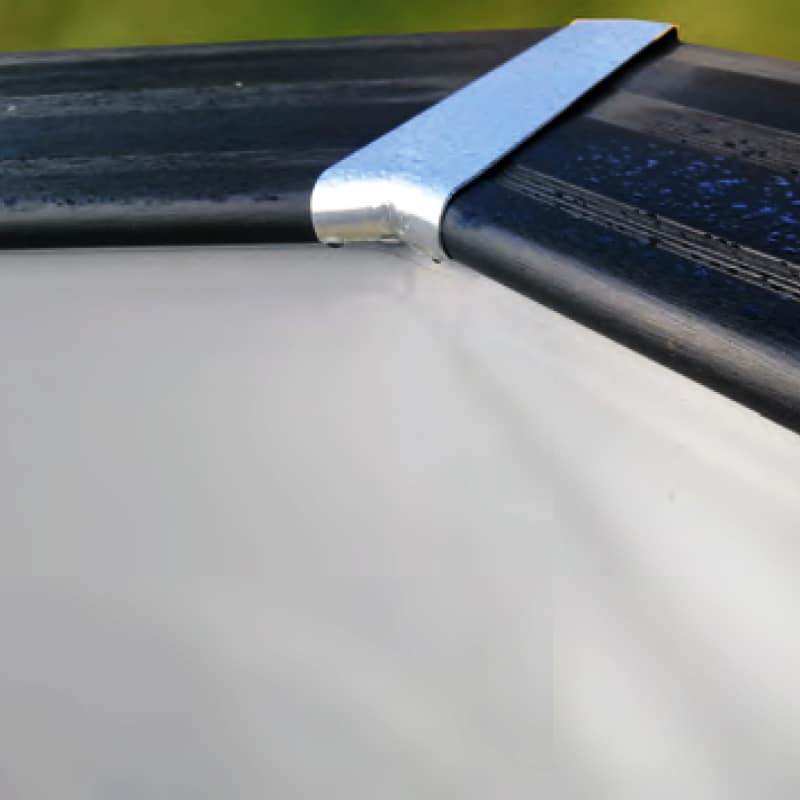 Gre Avantgarde Composite Gris PVC Liner Haute Résistance UV Produits Chimiques Piscines étanches Entretien facile - diamètre 410x124-KPCOR28 - 2