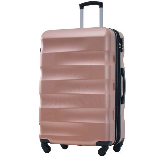 Set Trolley Bagaglio a mano Valigie in ABS rigide e leggere con 4 Ruote ideale per cabina e