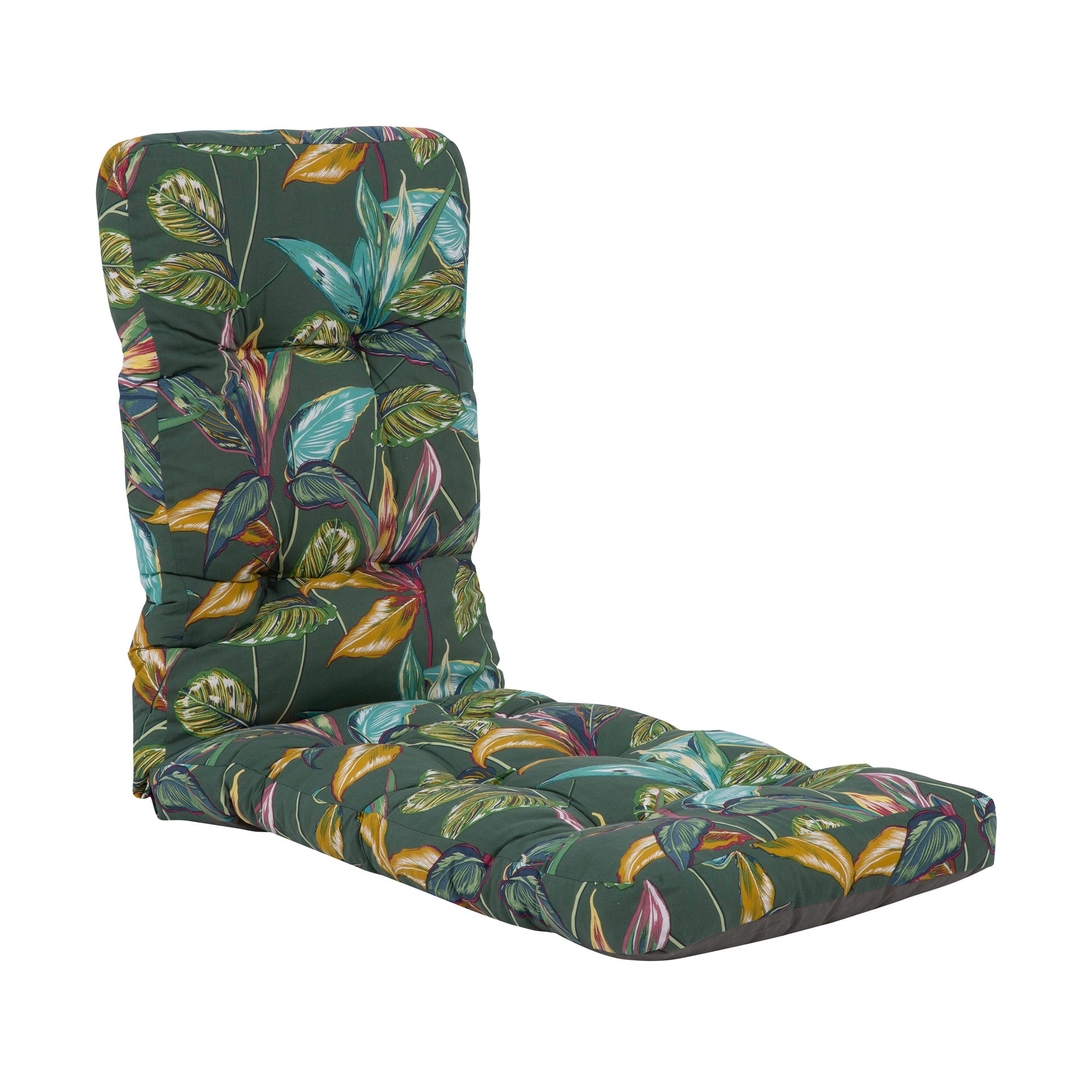 Poduszka na fotel ogrodowy 155 x 48 cm Cordoba Plus wzór tropikalny PATIO