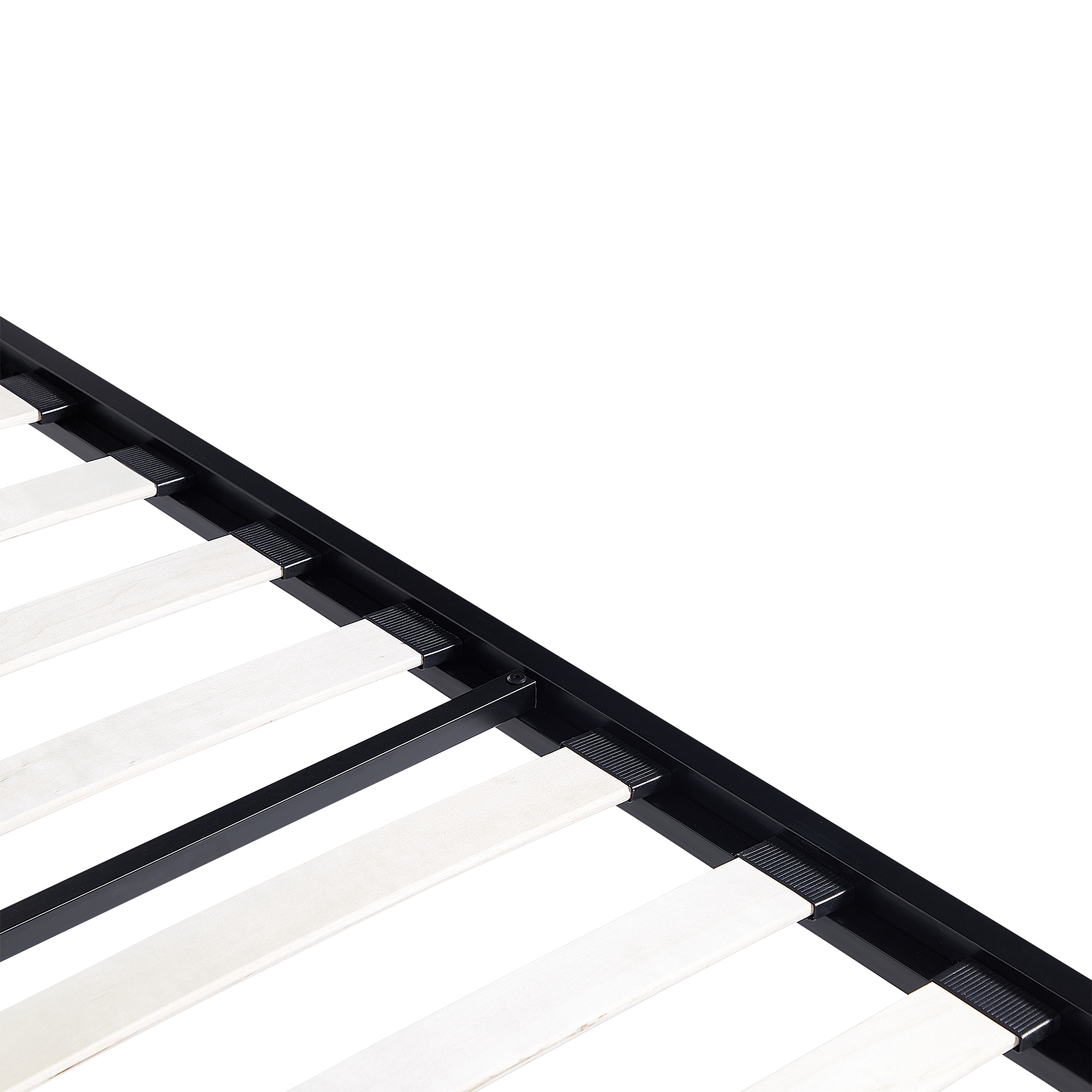 Cama com dossel Metal LESTARDS 140 x 200 cm Preto - 6