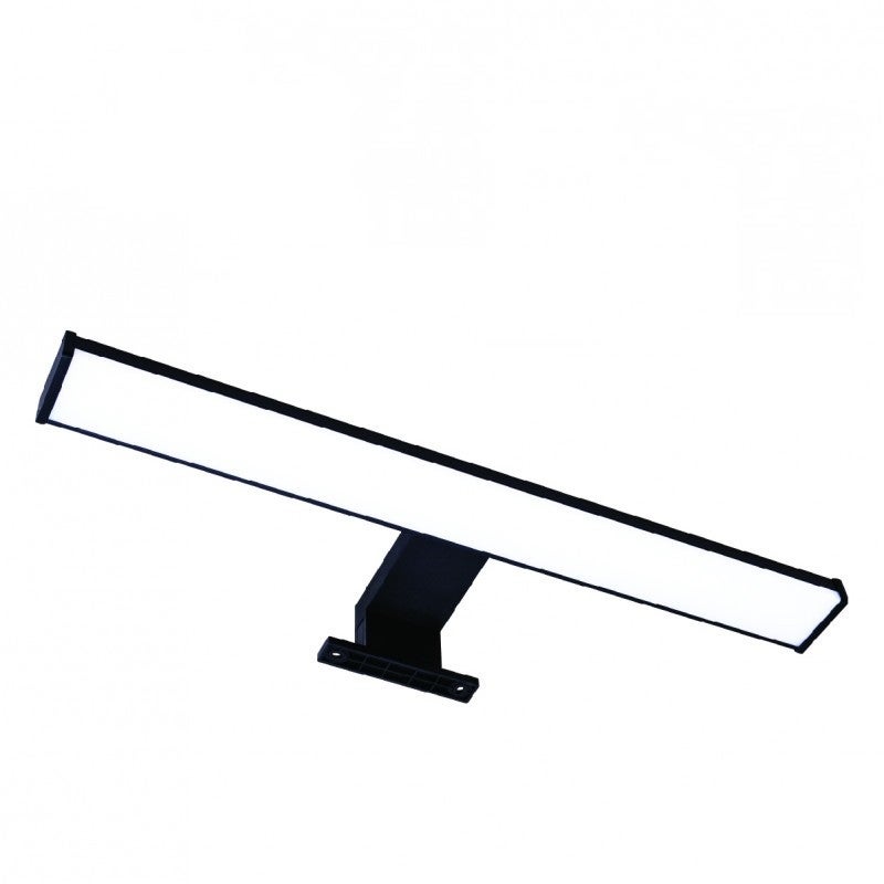 Aigostar Luminaire LED Miroir Salle De Bain 40cm 8W 560LM - Applique Murale IP44 Noir 4000K