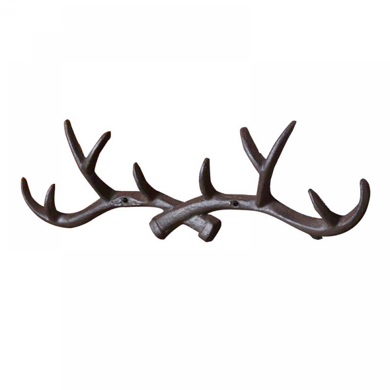 Czarny, zabytkowy wieszak dekoracyjny, wytrzymały wieszak na ubrania, ścienny uchwyt na klucze, wieszaki kuchenne, szyna ścienna