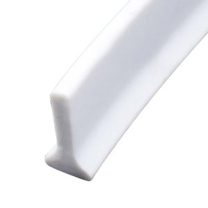 Seuil de douche pliable, barrière de douche et système de rétention, bande en silicone étanche
