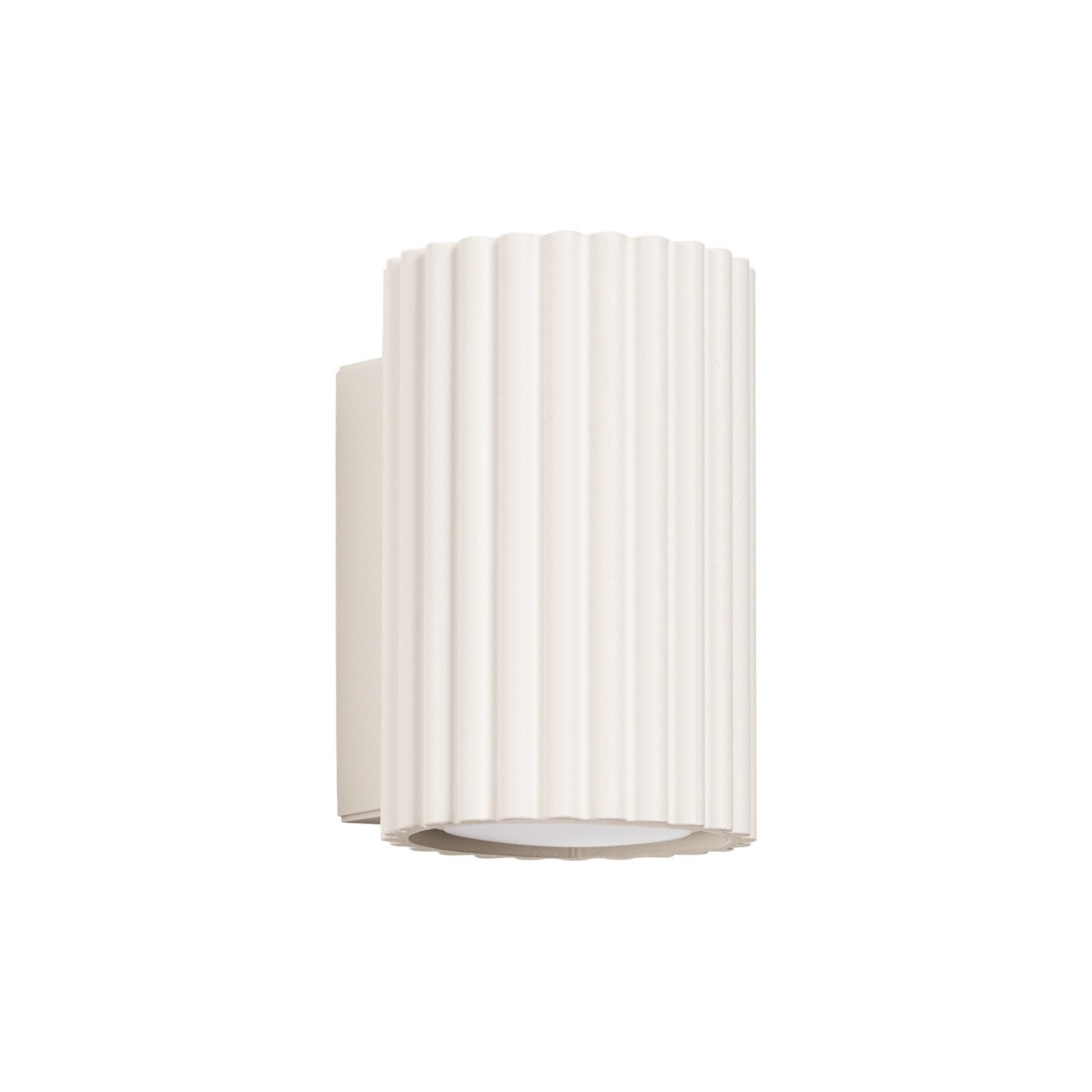 Kinkiet ścienny Karbon beżowy 1xGU10x10W góra-dół wym: 10 x 6,5 x 8,5 cm aluminium IP20 Sollux Lighting