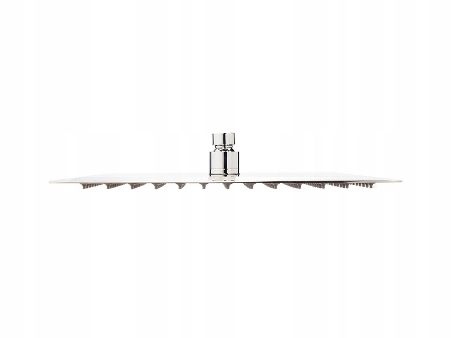 30CM DUŻA DESZCZOWNICA OKRĄGŁA METALOWA CIENKA OWALNA Z SYSTEMEM ANTI-CALC 30x30 cm - 3