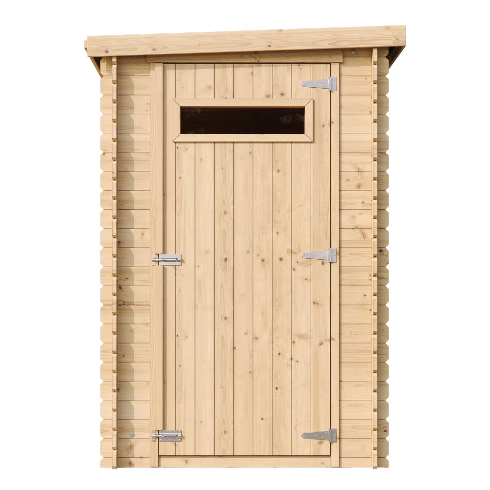 Caseta de madera caseta de jardín TIMBELA M306A + M306G B144xL239xH198 cm/ 2,63 m2 caseta de almacenamiento para jardín - 2