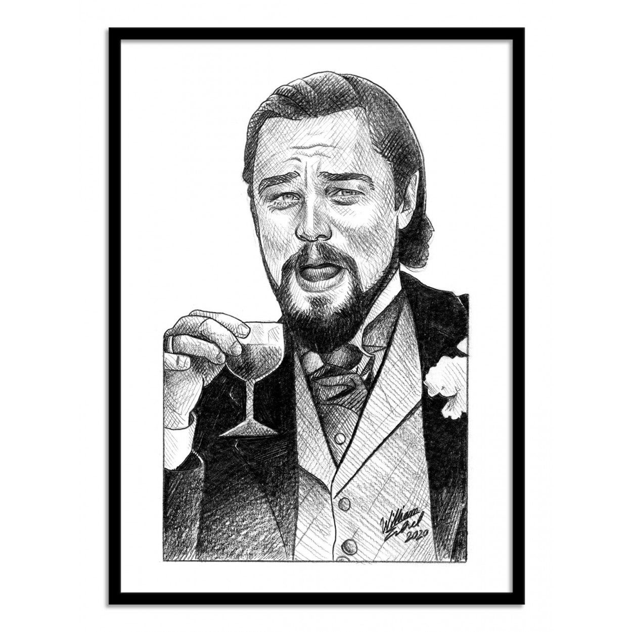 Art-Poster - Dicaprio Meme - William Erhel - 50 x 70 cm - 2