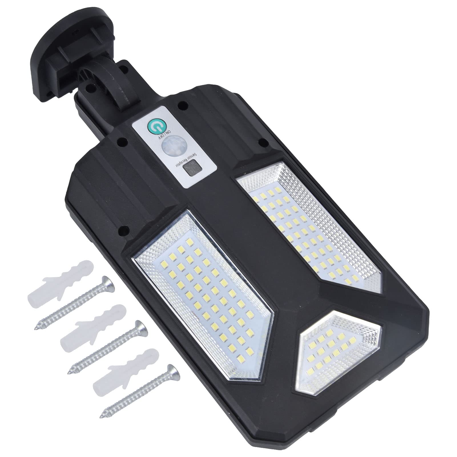 Wodoszczelne zewnętrzne lampy solarne 87 LED Lampa ścienna zasilana energią słoneczną 3000LM Jasna