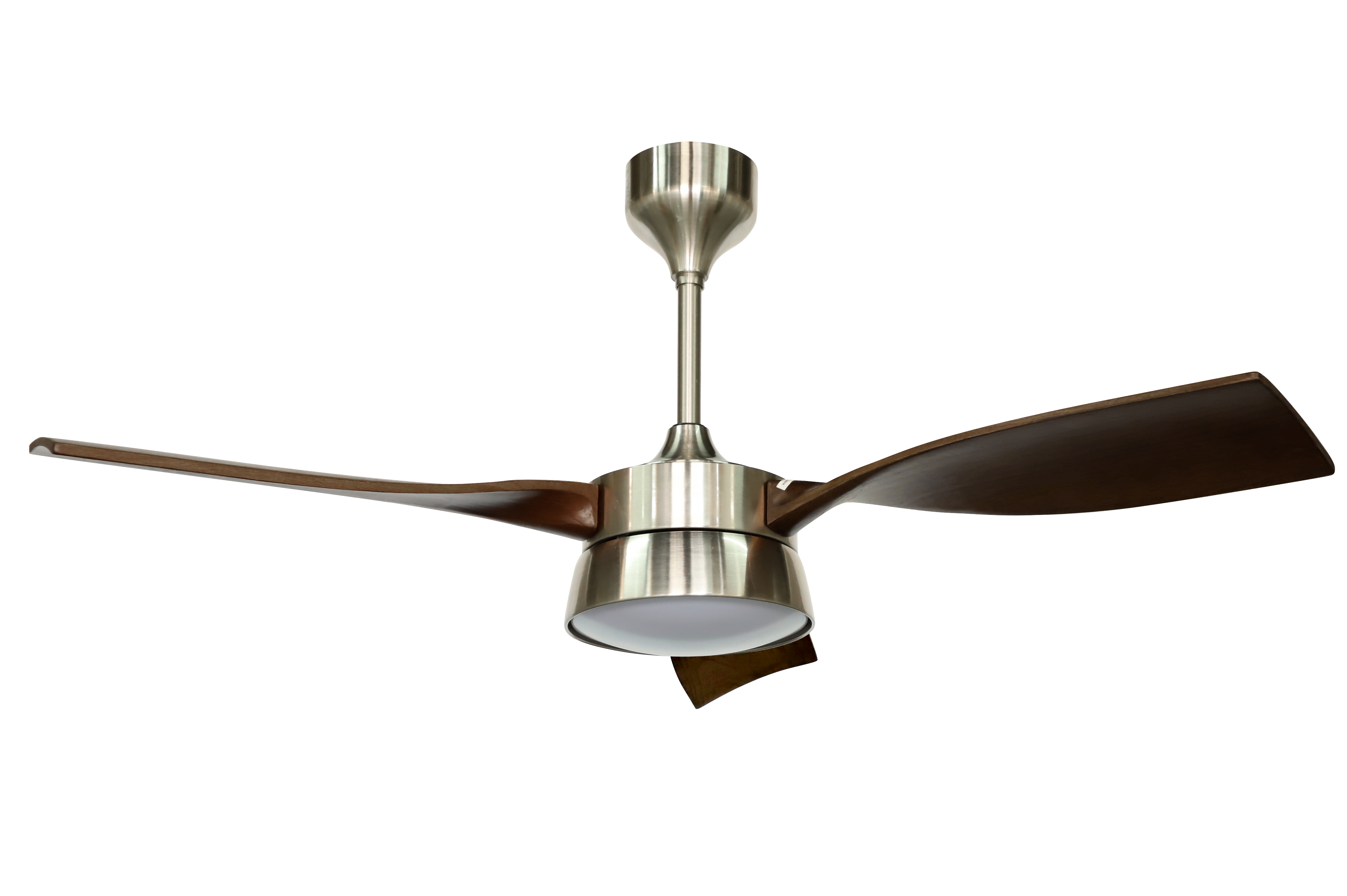 Ventilador De Techo NARVI 3 Palas Madera Roble - Motor DC, Luz LED Regulable, Mando A Distancia, Para Verano E Invierno