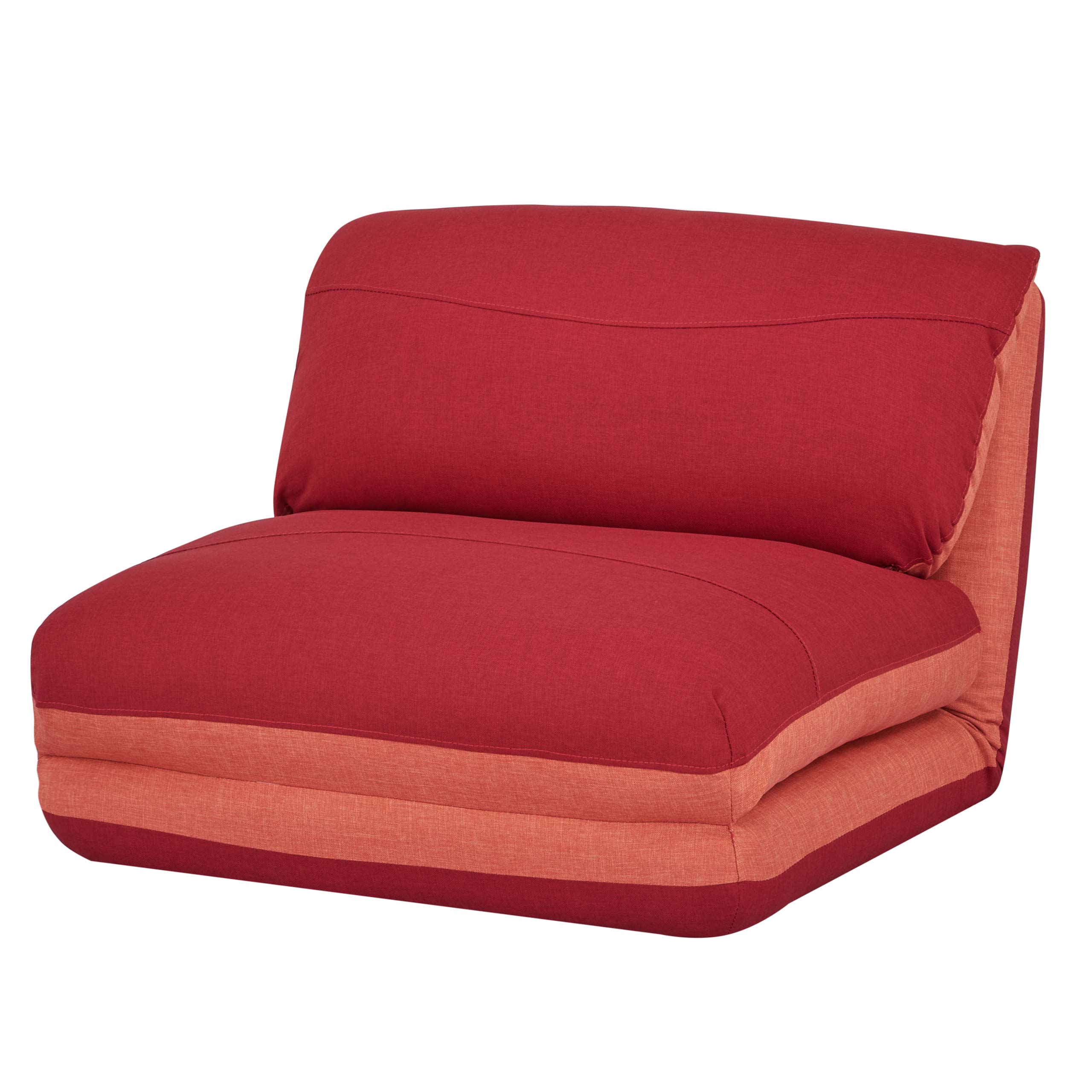 Poltrona letto pouf relax morbido imbottito HWC-E68 trasformabile