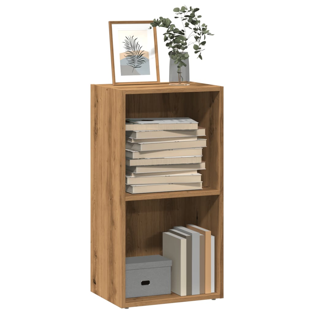 Bibliothèque | Armoire de livres | Meuble de Rangement chêne artisanal 40x30x77 cm bois d'ingénierie CFW799984 - 2
