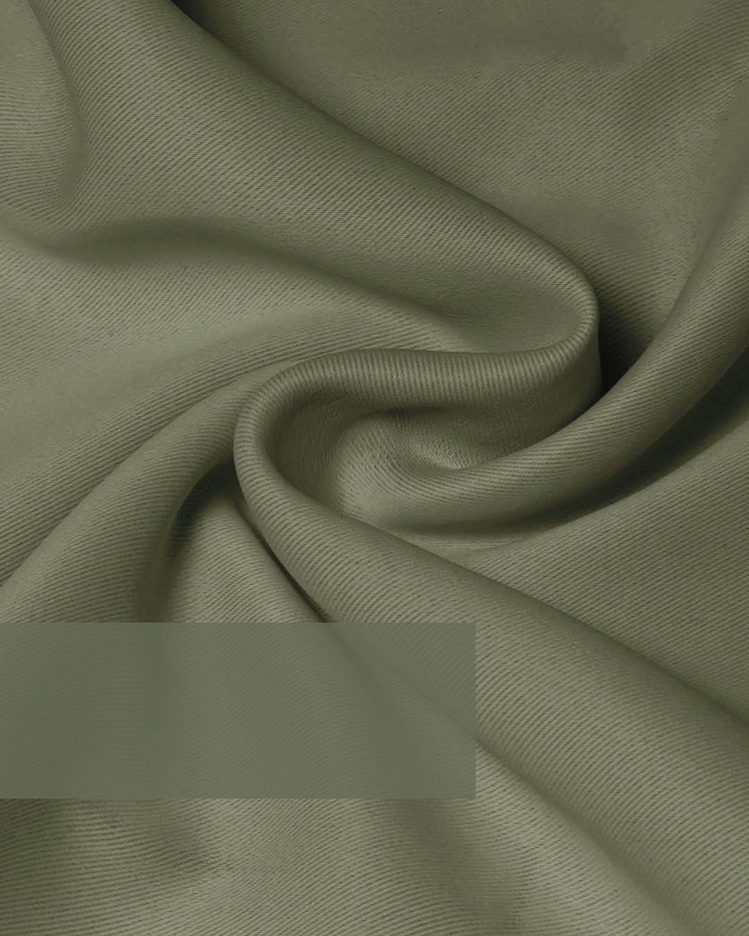 Rideau obscurcissant uni à galon fronceur - 140x270cm - Vert Olive - HOOMstyle - 4