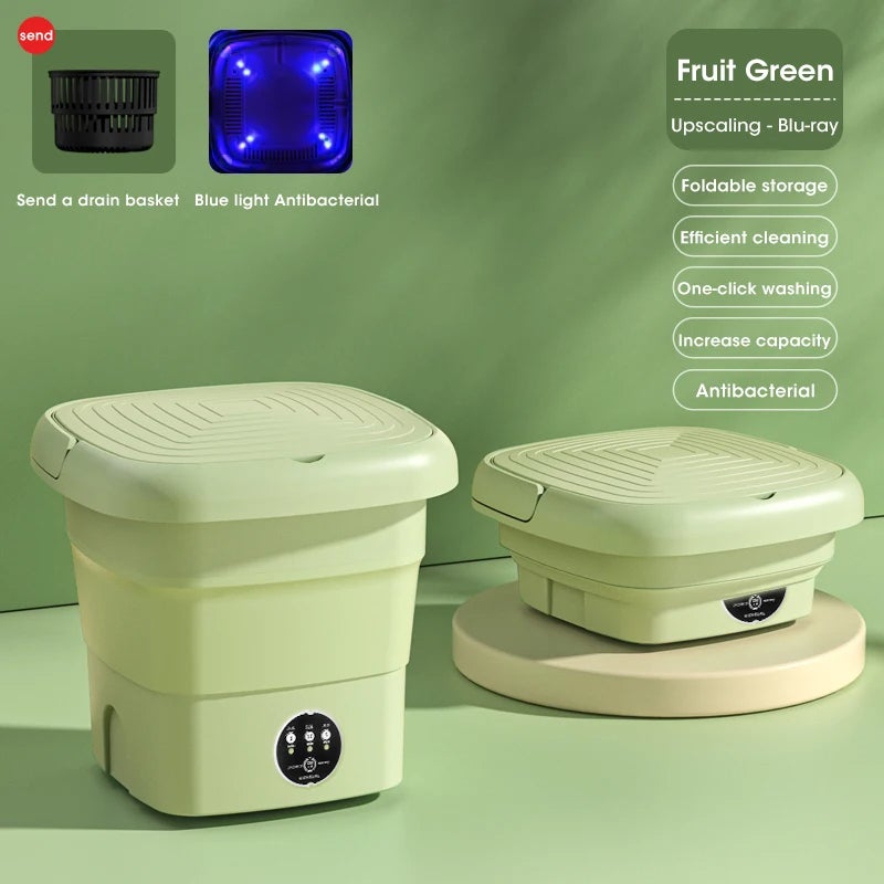 Mini Machine À Laver Pliable Pliable Portable Lave Linge Pour Etudiant