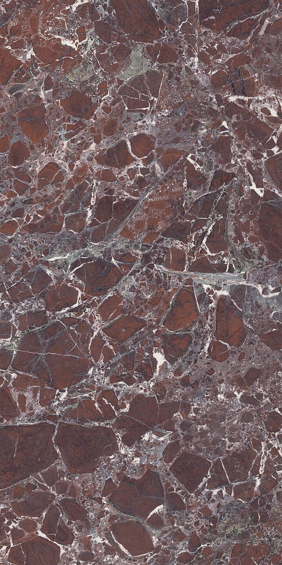 Grès Cérame Effet Marbre Rouge Levante Brillant 60X120 - ELTE1553 ...