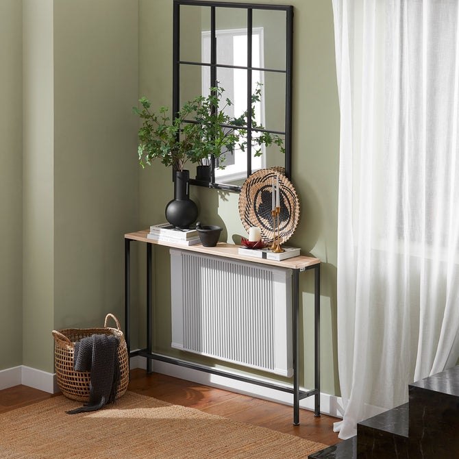SoBuy FSB19-XL-Z Table d'appoint Bout de canapé Table d’entrée, 4 Pieds en Fer Table console cadre en fer - 6