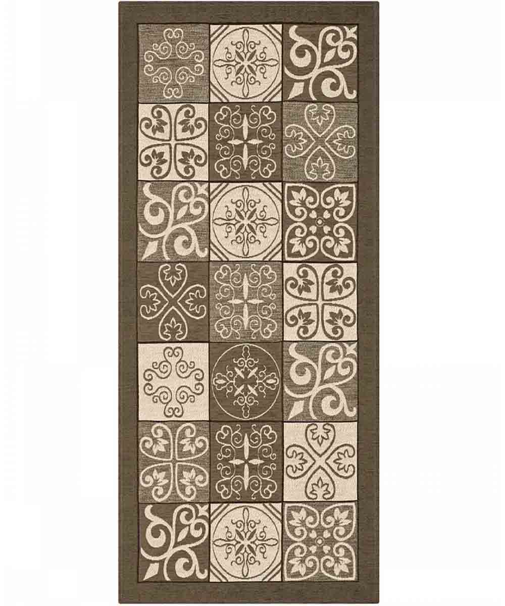MAIOLICA 55x80 cm MUD Antypoślizgowy dywanik welurowy | GaleriaFarah1970