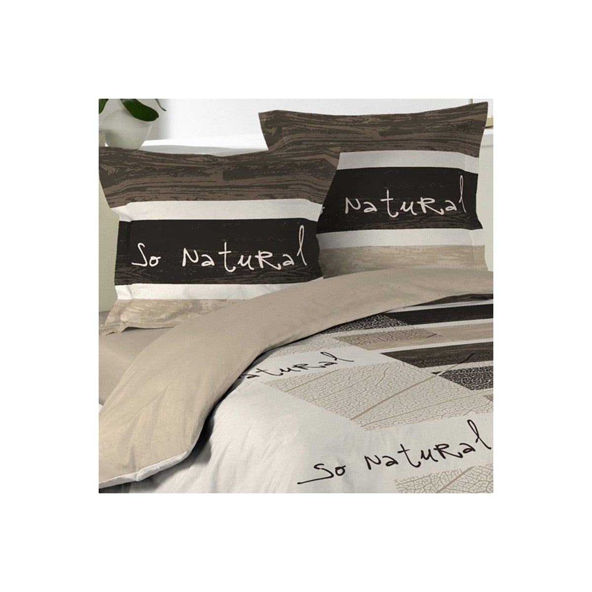 Parure housse de couette 260 x 240 cm So natural - 2