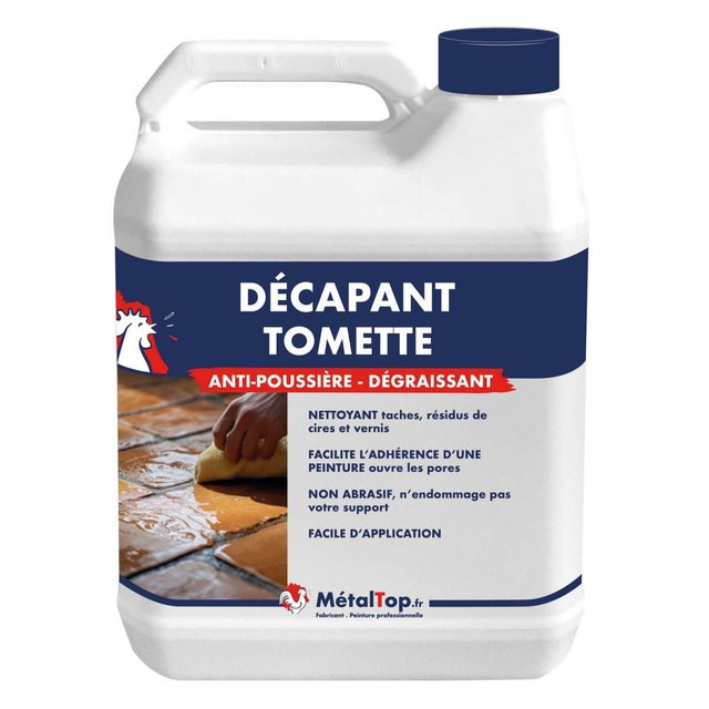 Decapant Tomette - Metaltop - Incolore - RAL Incolore - Pot 1L