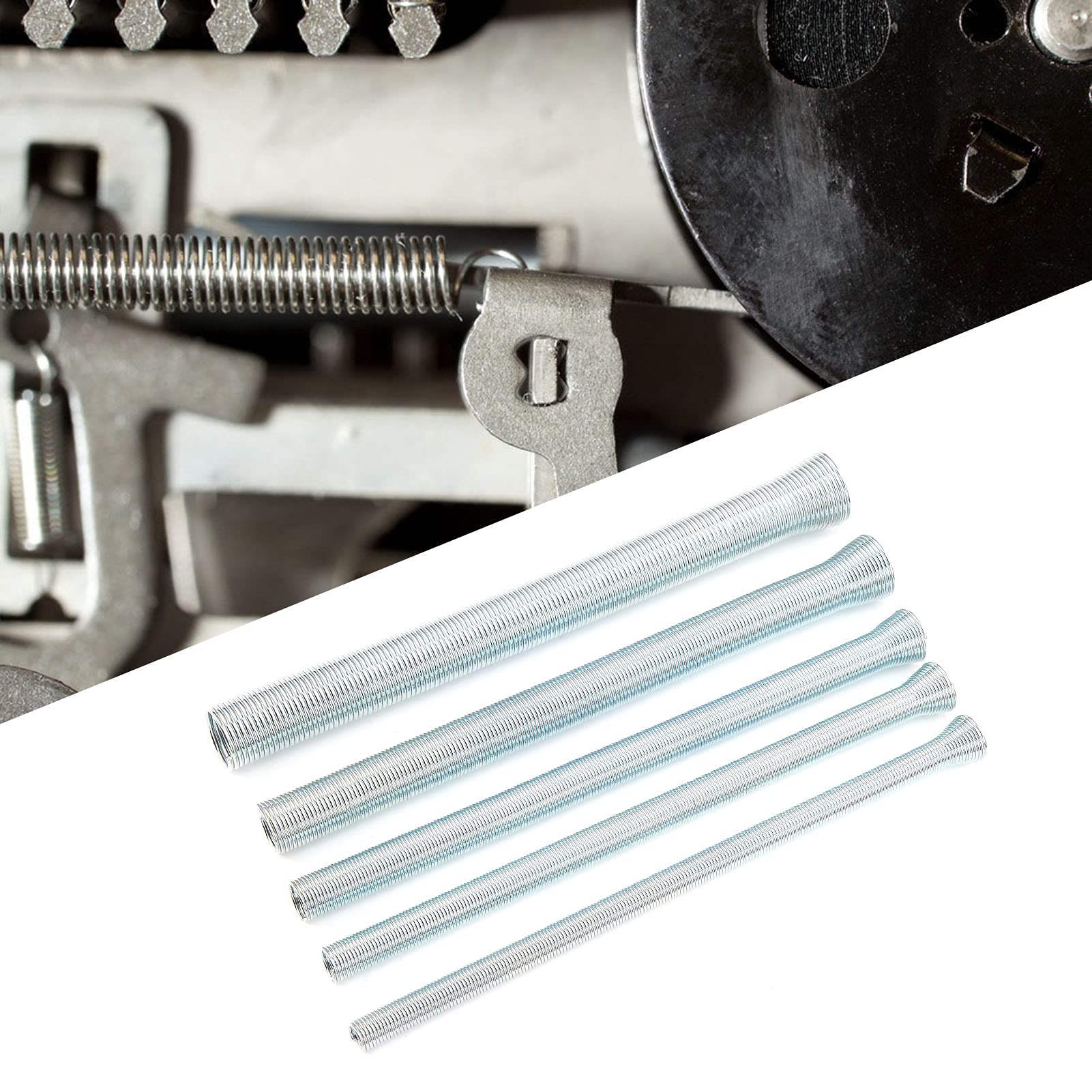 Lot de 5 ressorts de cintrage élastiques pour tubes souples courbés en acier à ressort - 3