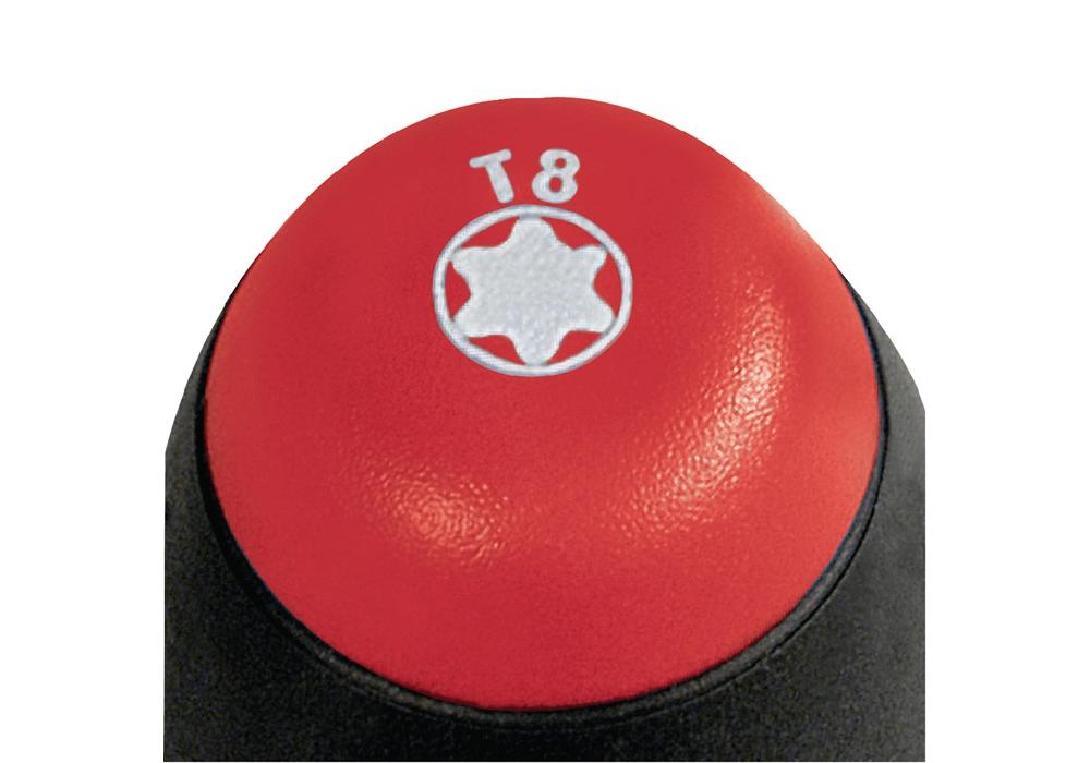 Tournevis TORX® avec porte-vis, Dimensions : T 25, Long. de la lame 100 mm, Long. totale 218 mm - 8