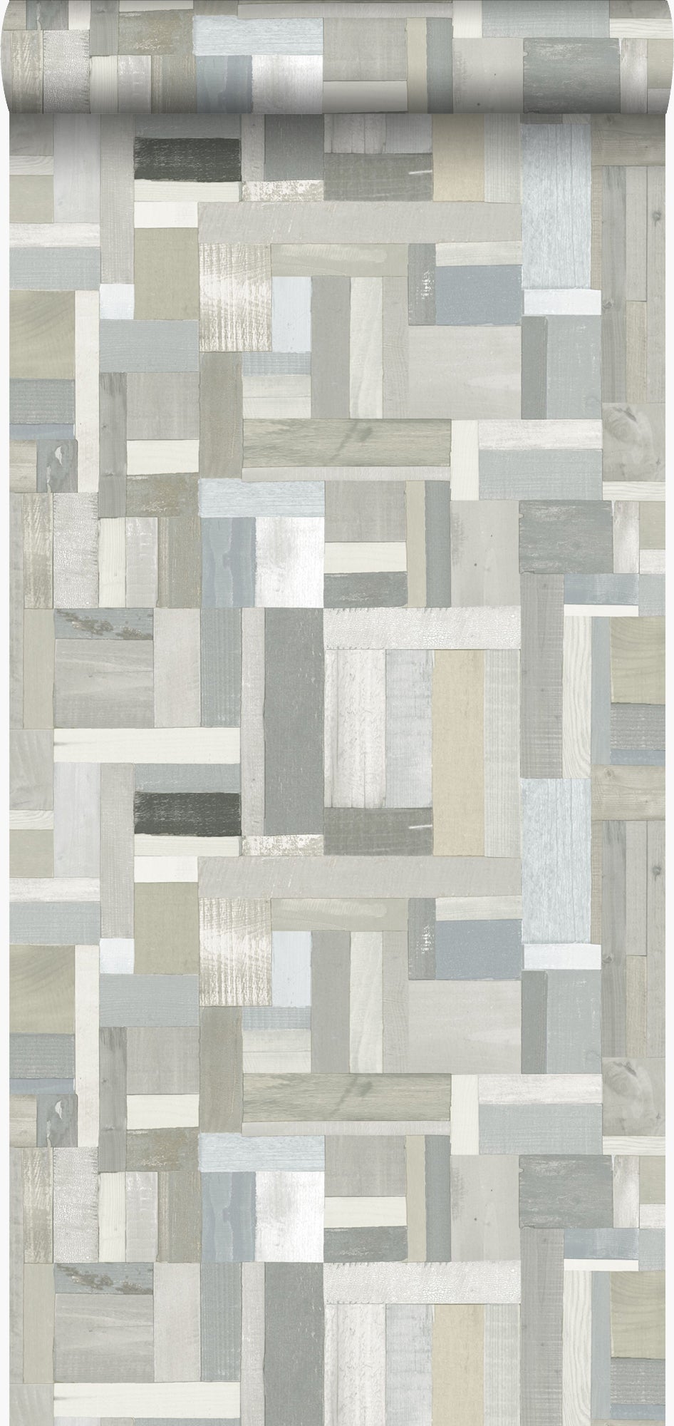 Papel Pintado Madera Marrón Oscuro - 53 Cm X 10.05 M - ESTAhome | Leroy Merlin
