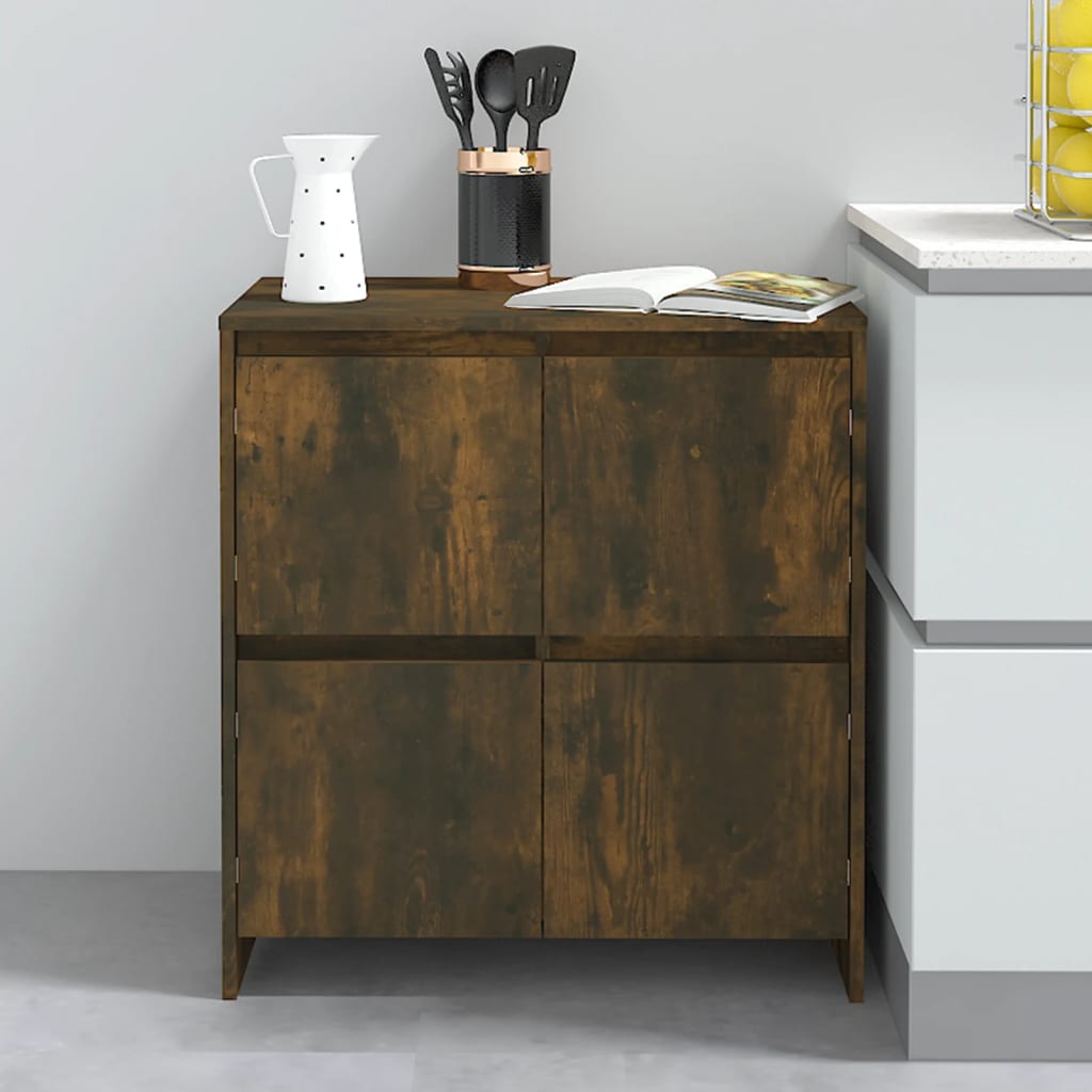 Credenza Moderna VidaXL In Truciolato E Metallo: Mobile Contenitore Con Cassetto E Ripiani Per Corridoio O Soggiorno