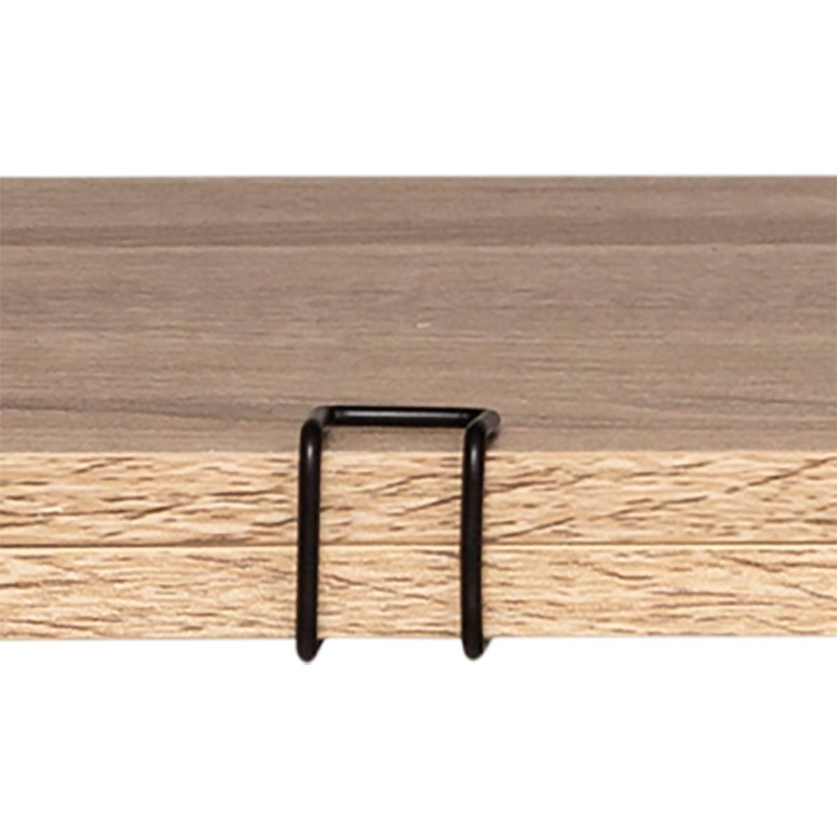 4 clips métals pour étagères 