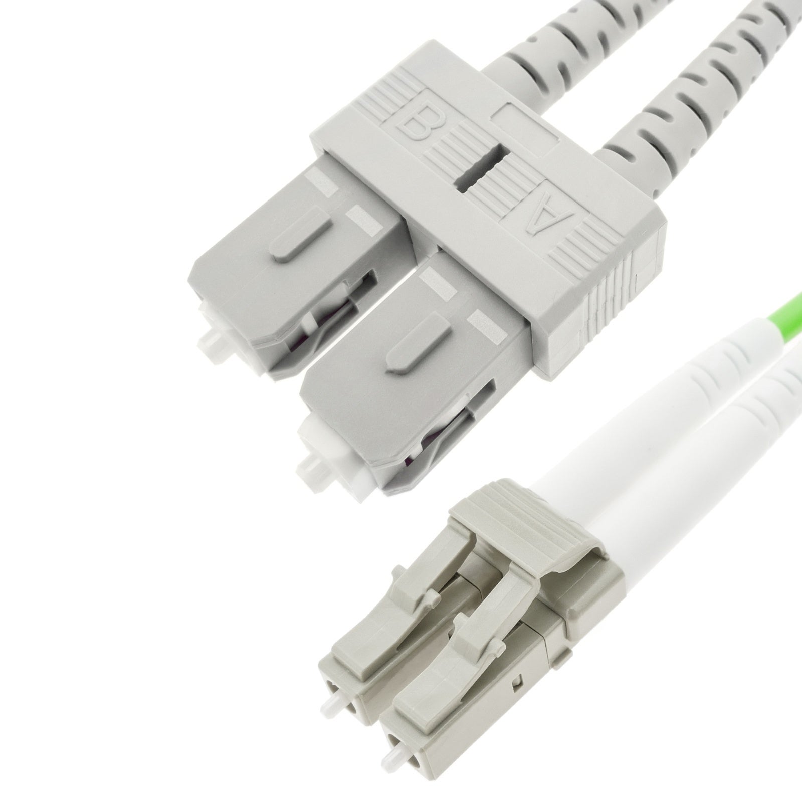 Cavo fibra ottica duplex multimodale OM5 50µm/125µm LC/PC - SC/PC 100Gb di 5 m - 4