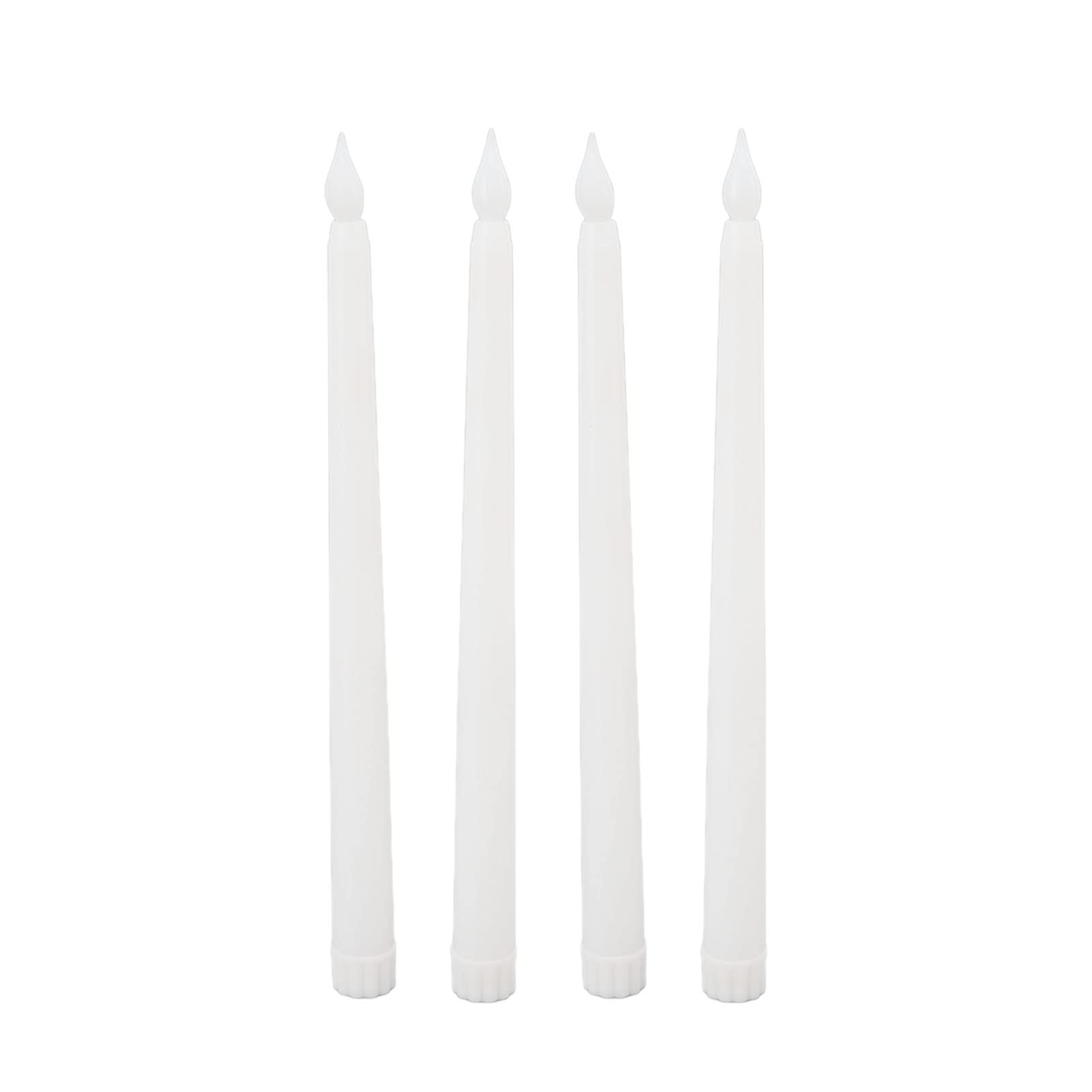 Candele coniche 2,2 cm h. 25 cm 10 pezzi - Grigio Verde