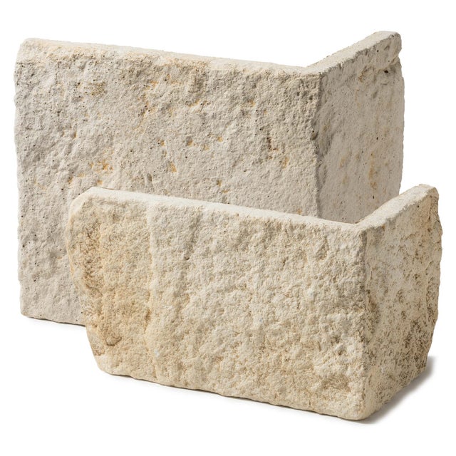 Chaînes d'angle pierre de parement extérieur Province ton naturel (lot de 1 mètre linéaire) - RO'MA NATURE