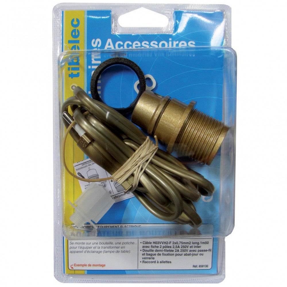 50 Adattatori Per Portalampada Da Bottiglia – Kit Fai Da Te Per Creare Lampade Con Bottiglie Di Vetro - 3