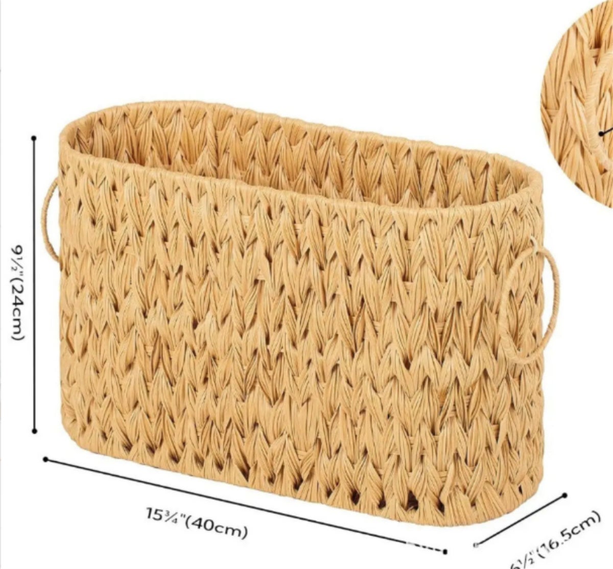 Tstorage Lot De 6 Petits Paniers De Rangement Rectangulaires En