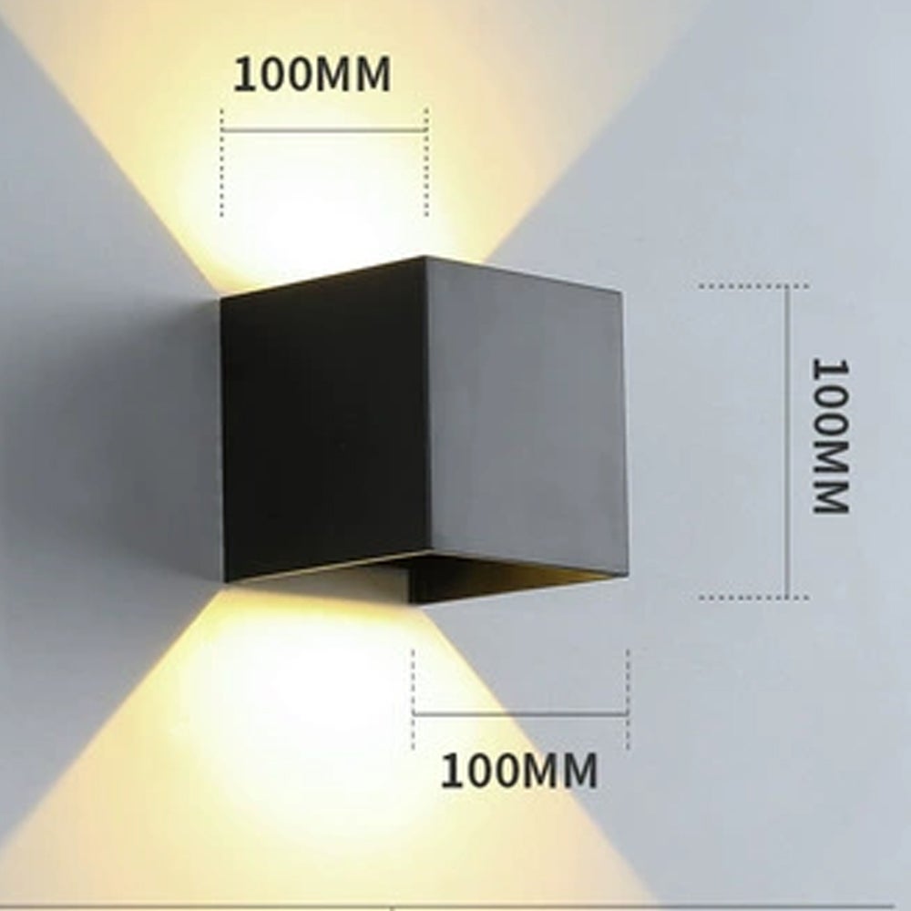 (Czarny) Kinkiet Zewnętrzny z Regulowanym Kątem Padania Światła G9 LED Lampa Zewnętrzna Biała Ciepła 3000K Zewnętrzna Lampa Ścienna Aluminiowa Oprawa