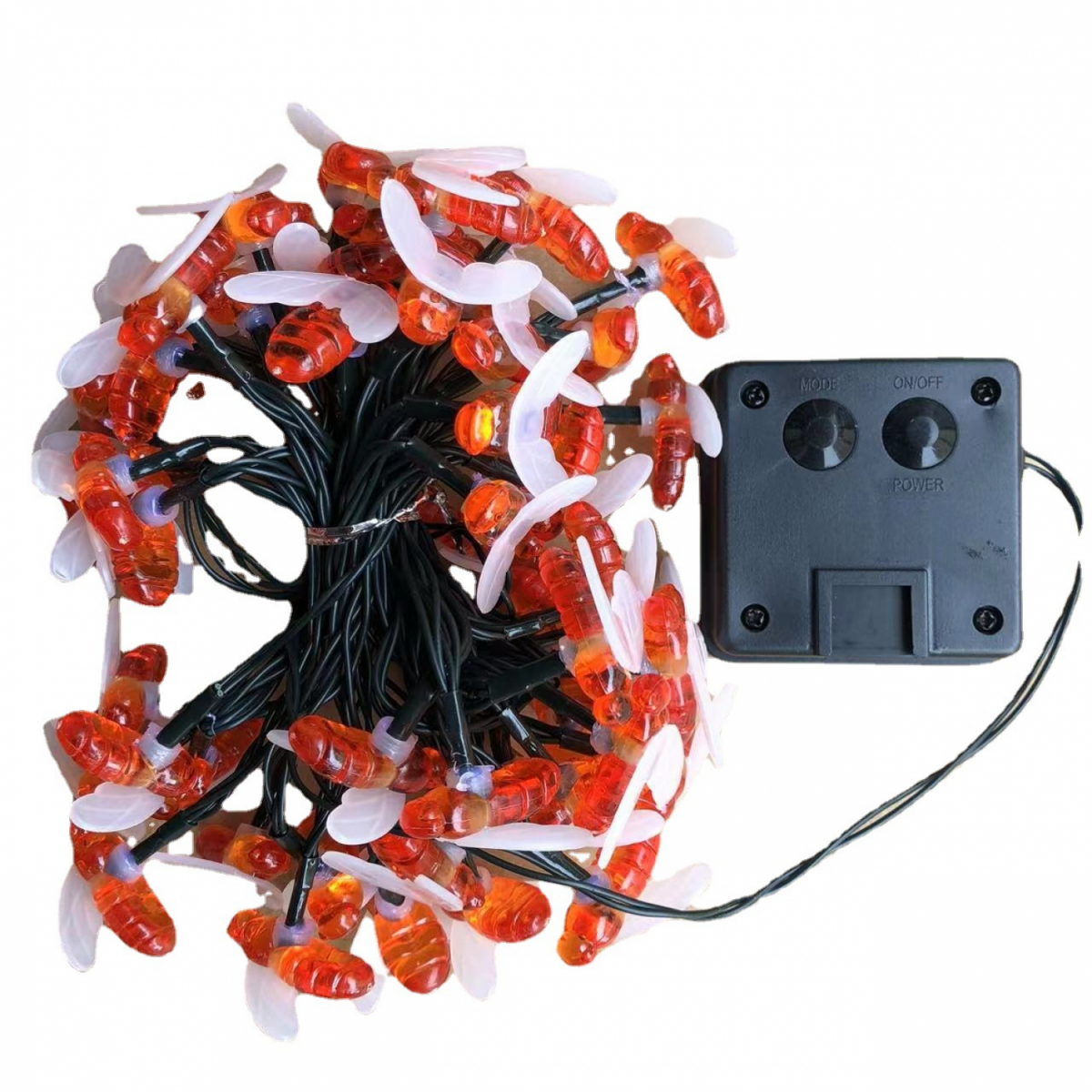 Guirlandes lumineuses solaires d'extérieur - 20 LED 5 M 8 modes Étanche Eclairage d'Ambiance Jolies Décoration Lumière pour Jardin - 5