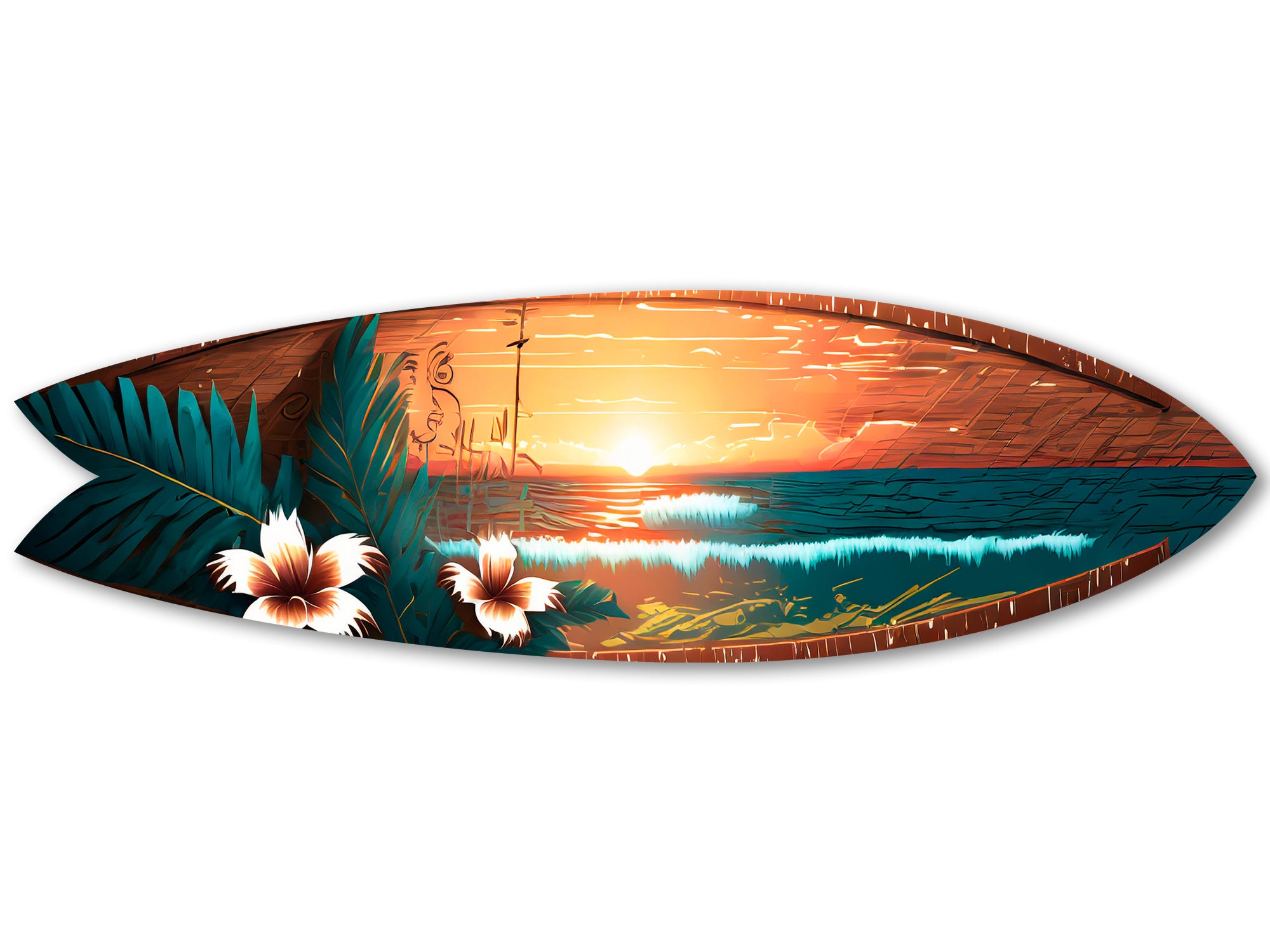 HXA DECO - Planche de Surf Décorative,Multi Choix,Décoration Murale,Im