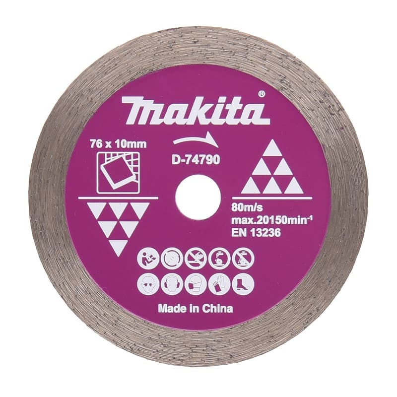 MAKITA TARCZA TNĄCA DO PŁYTEK GRESU DIAMENTOWA 76x10mm D-77263 DMC300