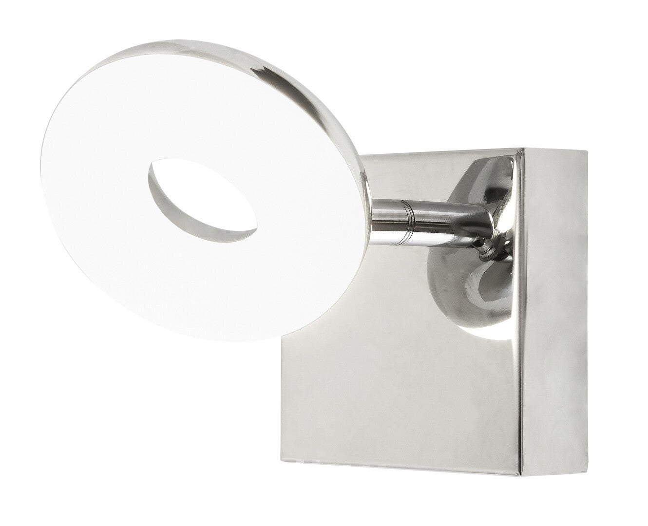 Kinkiet ścienny Beata chromowany biały LED 5W 4000K 465lm do łazienki wym: 9 x 9 x 15 cm metal IP44 Rabalux