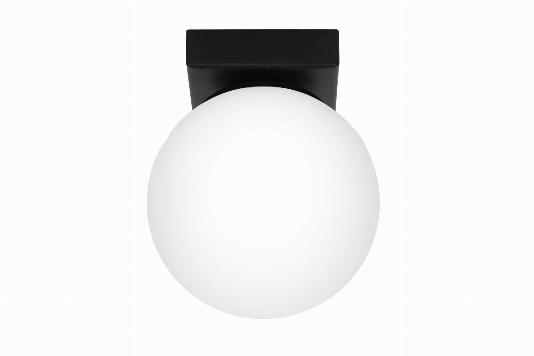 Plafon Yoli okrągły czarno-biały 1xG9x12W wym: 14,5 x 12 cm IP20 szkło Sollux Lighting