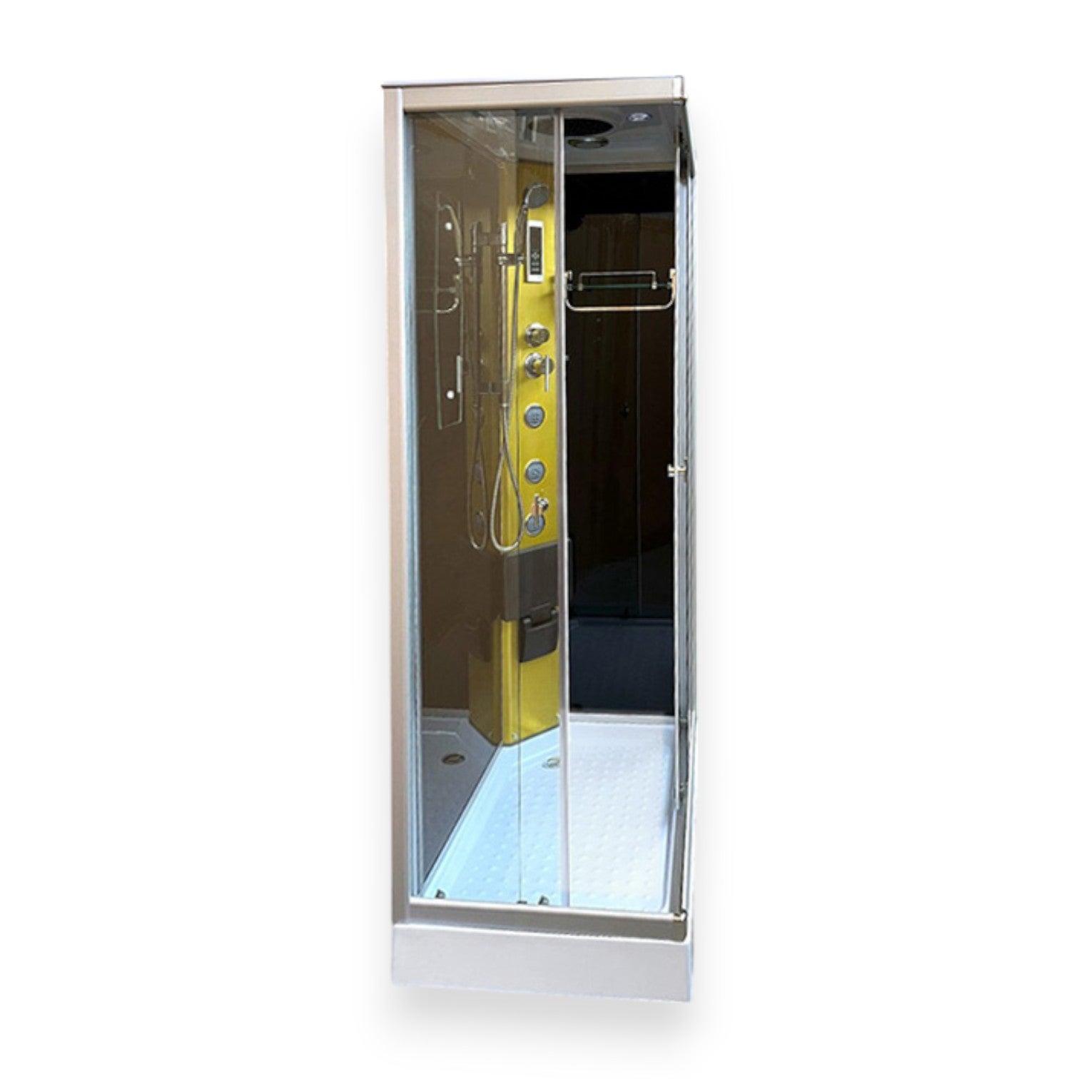 Cabine de duche com hidromassagem 100 x 70 cm - Mars - 5