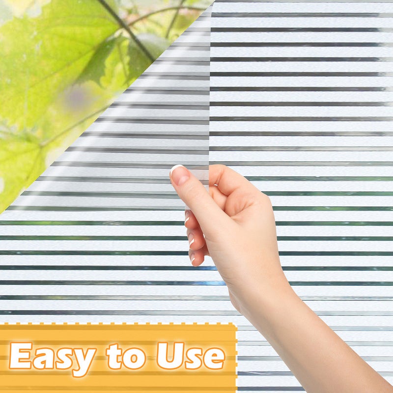 Film Adhesivo Estático Para Ventanas #43: Privacidad Y Decoración Elegante Para Oficina Y Hogar