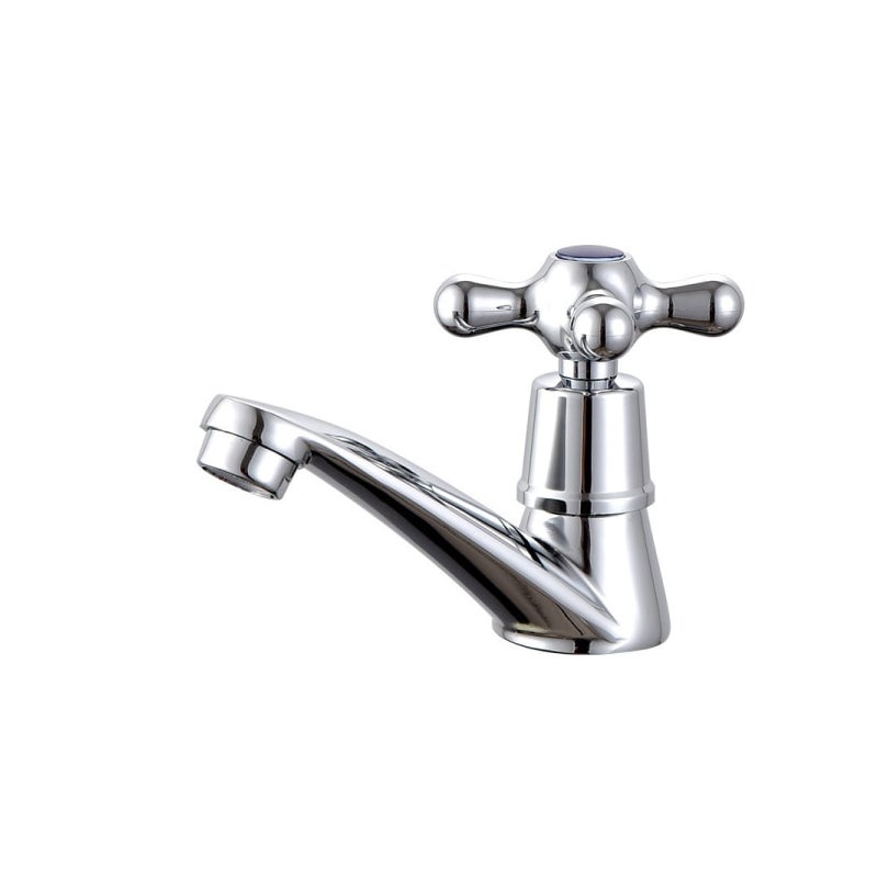 Pojedynczy kran do zimnej wody, chromowany pojedynczy kran do zimnej wody