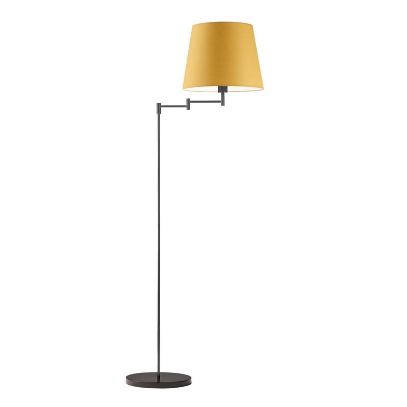 Lampa stojąca podłogowa przegubowa regulowana z abażurem stożek BLUES