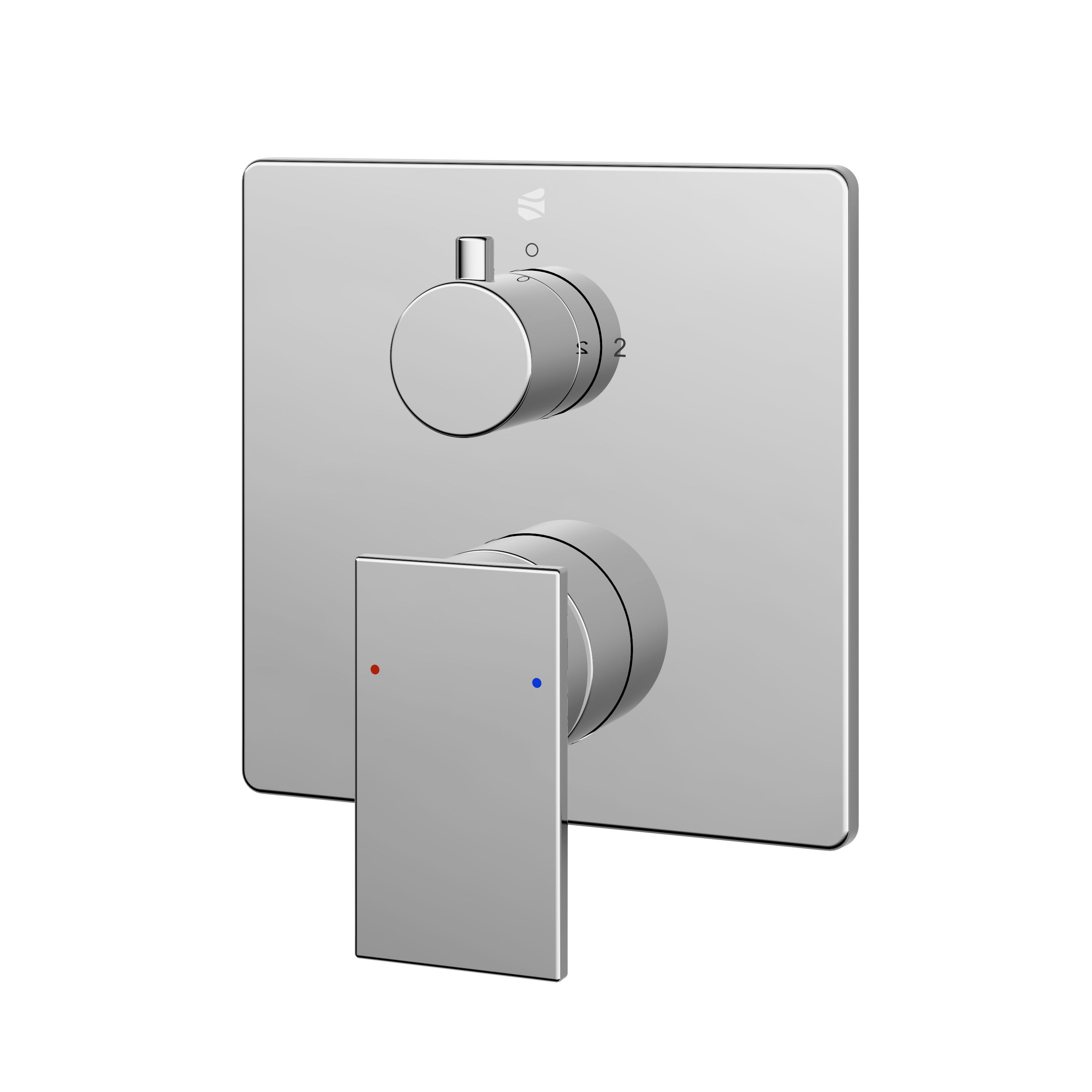 Bernstein Bateria wannowo-prysznicowa podtynkowa LAVOA chrom 2 tryby wylewki