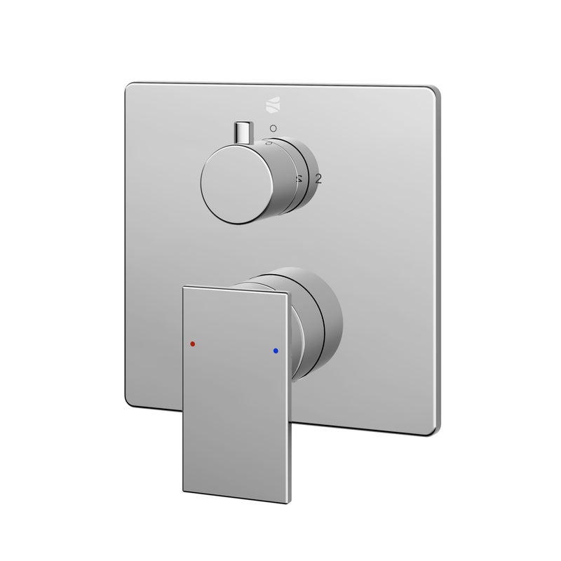 Bernstein Bateria wannowo-prysznicowa podtynkowa LAVOA chrom 2 tryby wylewki