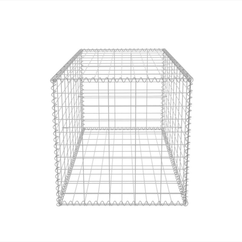 Cesta de muro de gaviones acero galvanizado 100x50x50 cm vidaXL - 5